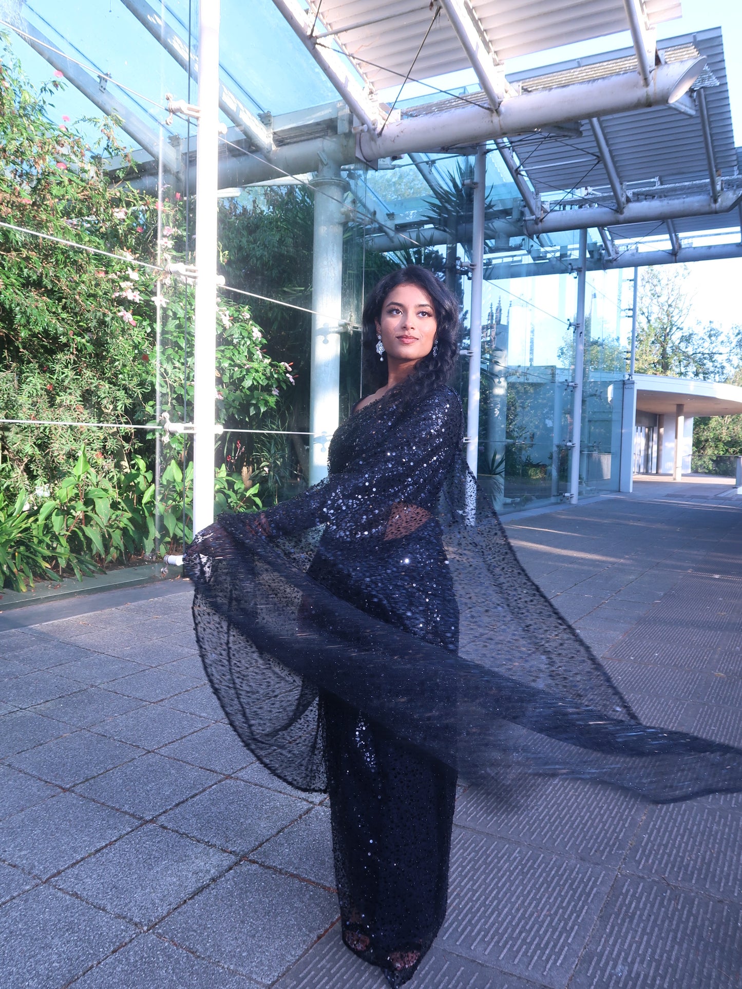 Mineera Saree - 'Karisai' Black
